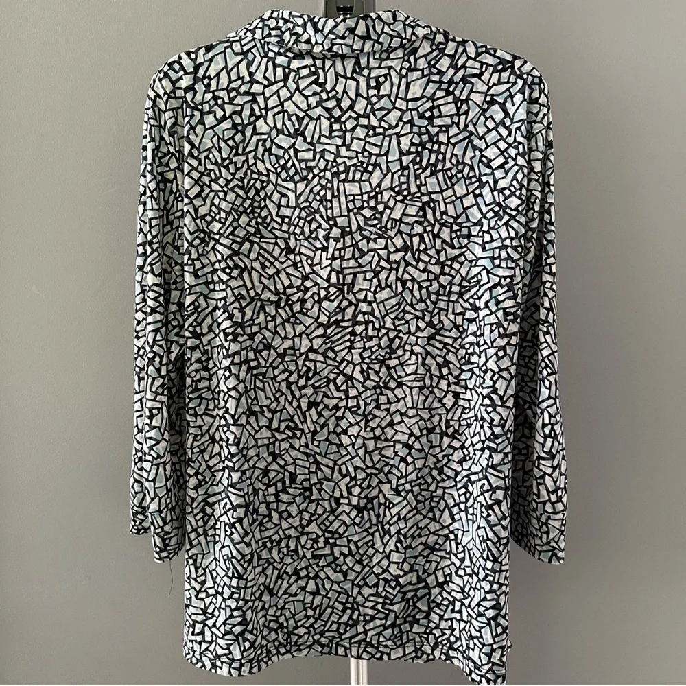 Worthington Stretch Crossover Blouse - Picture 3 of 6